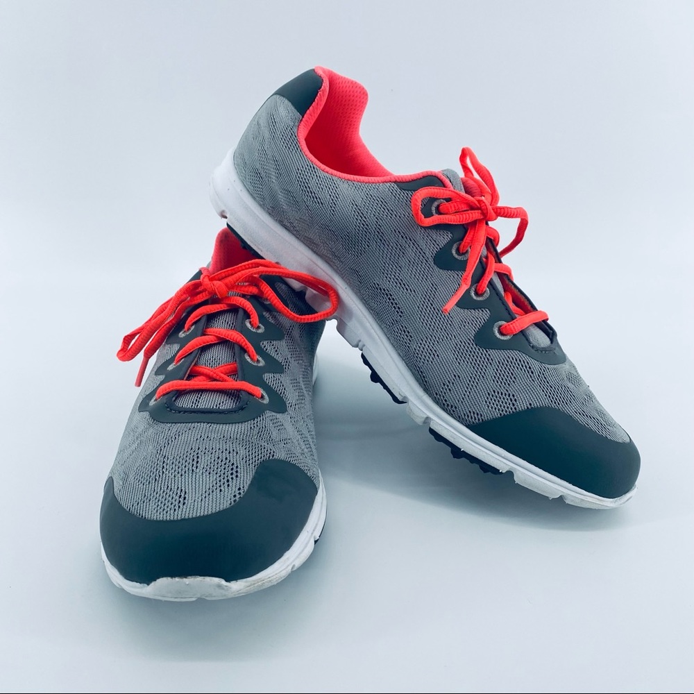 FootJoy Enjoy SGray Mist/Pink Spike Less Golf Shoe